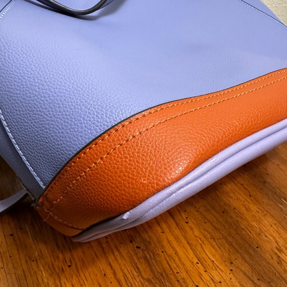 Unbranded Bag, blue (periwinkle) with brown around base - Picture 9 of 10